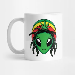 Rasta Alien Mug